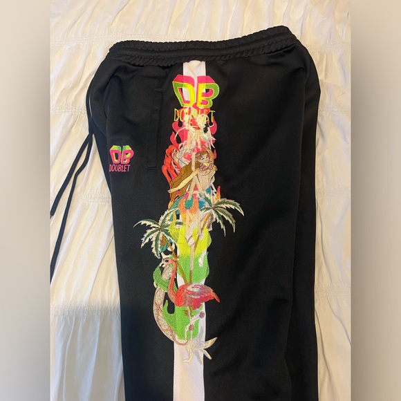 Doublet chaos embroidered track pants size small - Picture 5 of 9